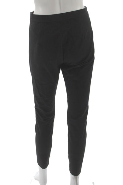 Banana Republic Women Ankle Pants Black Cotton Zip Inseam 27 Size 2