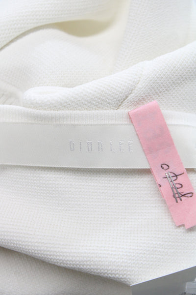 Dion Lee Womens White Rayon V-Neck Camisole Sleeveless Size M