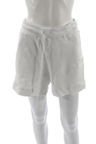 Cotton Citizen Womens White Sweatpants Shorts Drawstring Beach Size M