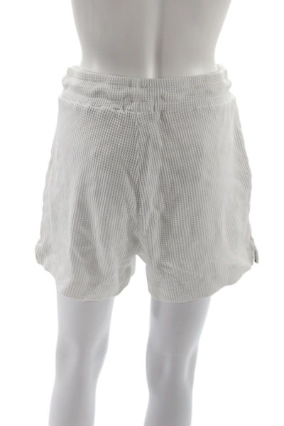 Cotton Citizen Womens White Sweatpants Shorts Drawstring Beach Size M