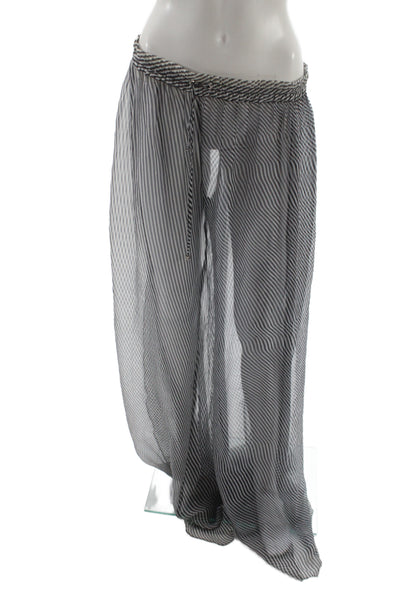 Cotton Citizen Womens White Sweatpants Shorts Drawstring Beach Size M