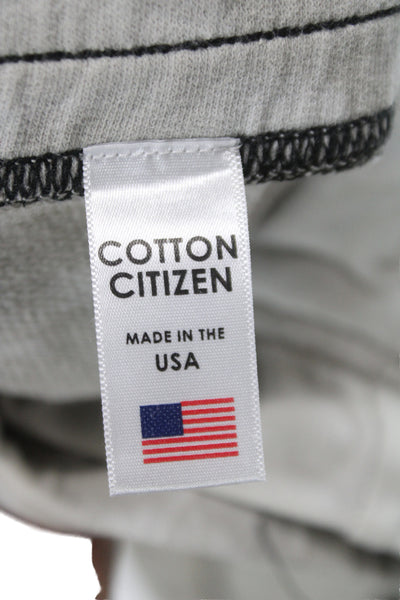 Cotton Citizen Women Beige Tie Dye Cotton Jogger Pants Drawstring Size L