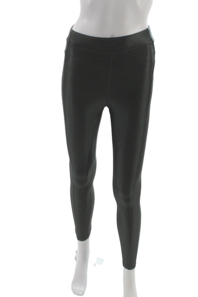 Lululemon Women Black Ankle Leggings Polyamide Athleisure Size 2