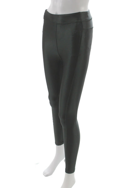 Lululemon Women Black Ankle Leggings Polyamide Athleisure Size 2