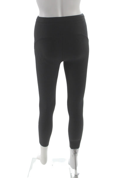 Lululemon Women Capri Leggings Black Nylon Athleisure Pull On Size 4