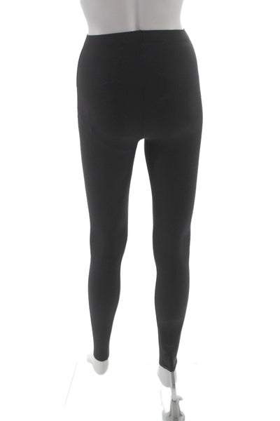 Skims Womens Ankle Leggings Black Polyamide Size XS