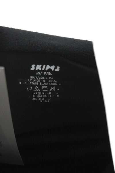 Skims Womens Ankle Leggings Black Polyamide Size XS