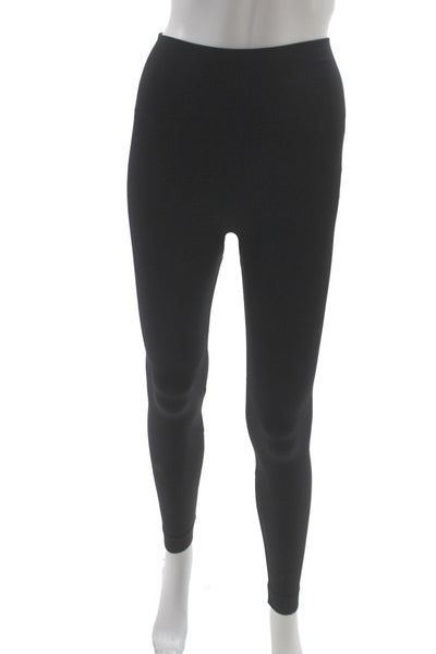 Set Active Womens Ankle Nylon Leggings Black Athleisure Solid Size XS