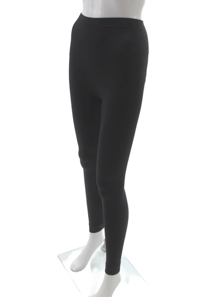 Set Active Womens Ankle Nylon Leggings Black Athleisure Solid Size XS