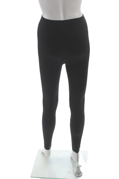 Set Active Womens Ankle Nylon Leggings Black Athleisure Solid Size XS