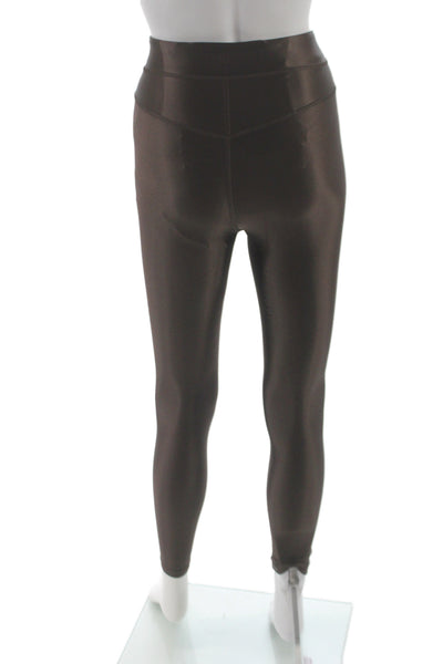Lululemon Womens Ankle Brown Nylon Leggings Size 2