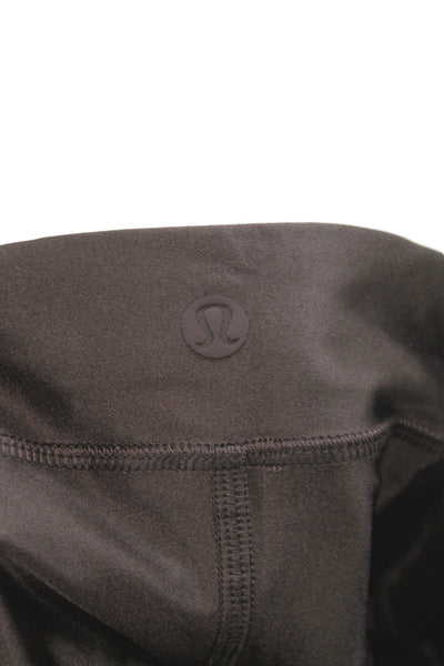 Lululemon Womens Ankle Brown Nylon Leggings Size 2