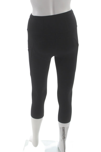Lululemon Womens Capri Leggings Black Nylon Size 4