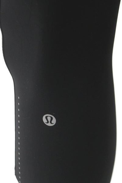 Lululemon Womens Capri Leggings Black Nylon Size 4