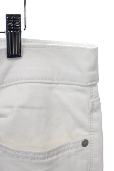Joes Jeans Mens Straight Pants White Mid-Rise Cotton Inseam 33 Size 34