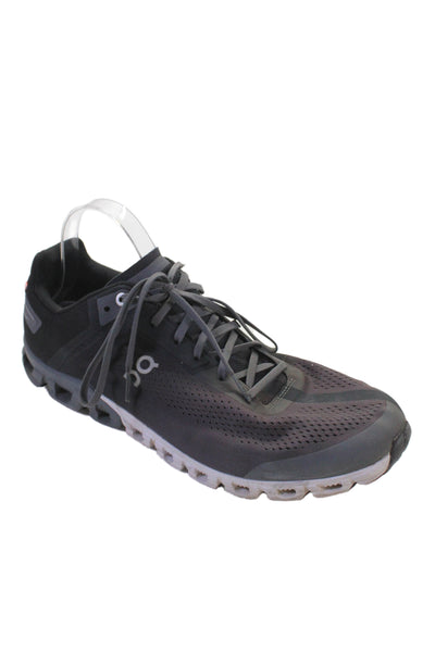 On Cloud Mens Ombre Print Running Sneakers Shoes Black Brown Size 12