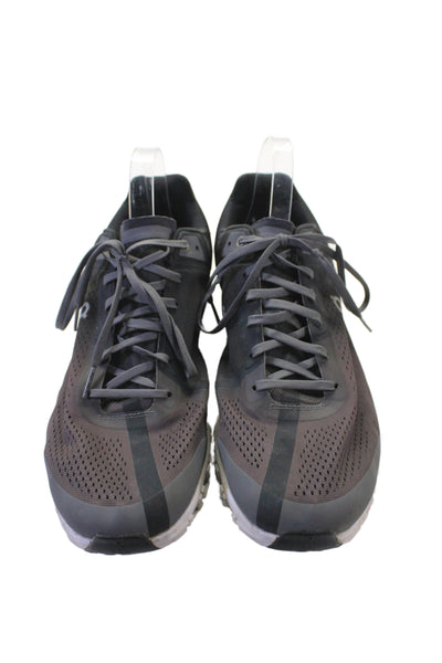 On Cloud Mens Ombre Print Running Sneakers Shoes Black Brown Size 12