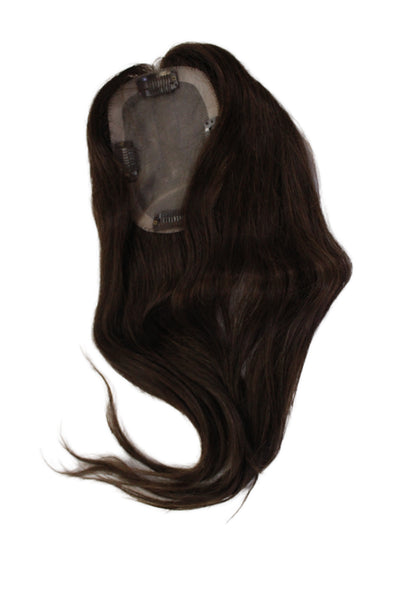 Belle Tress Women's Acrylic Topper Wig Hair  brunette 16inches