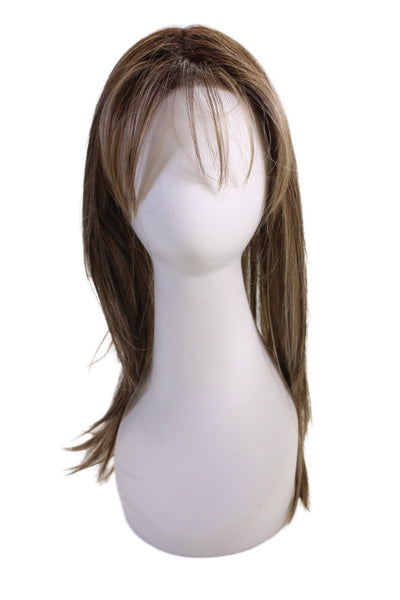 Belle Tress Women's Acrylic Lace Front Mono Top Bangs Wig Brown Sugar Sweet 16"
