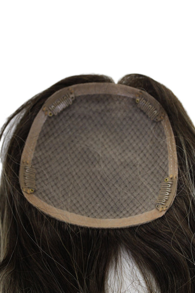UNIWIGS Acrylic Hair Topper Brunette Wig  16"