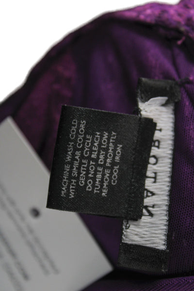 Natori Womens Lace Sleep Camisole Purple Size S