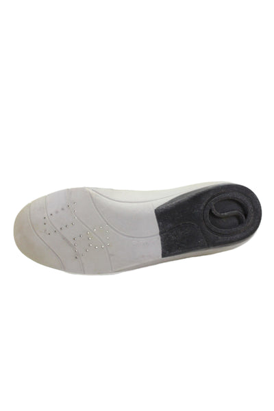 Golden Goose Deluxe Brand Womens Metallic Low Top Sneakers Silver Size 38 8