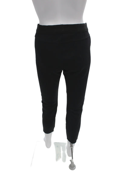 J Brand Womens Cropped Black Nylon Pants Size L