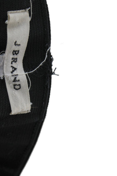 J Brand Womens Cropped Black Nylon Pants Size L