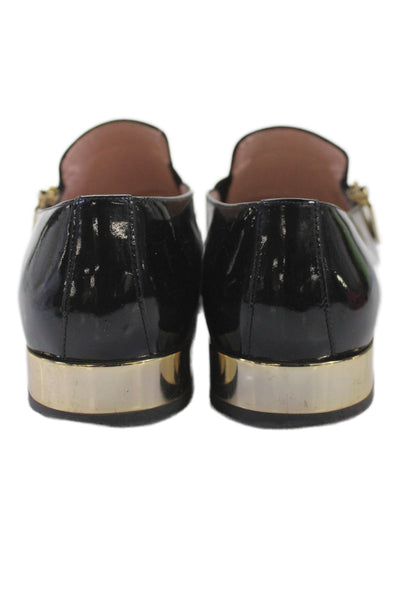 Roger Vivier Womens Polly Side Zip Loafers Black Size 4.5