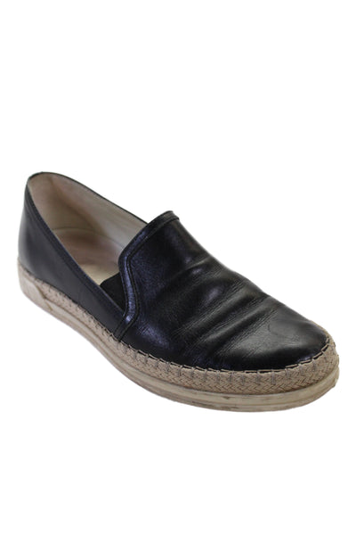 Tods Women Slip On Boat Loafers Black Size 5