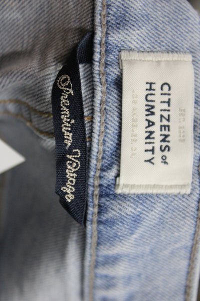 Citizens of Humanity Women High Rise Bootcut Jeans Blue Size 33