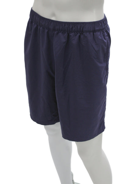Peter Millar Mens Athletic Purple Polyester Drawstring Shorts Size XL