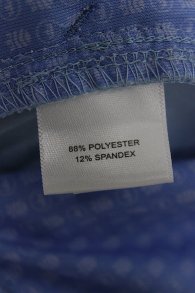 Peter Millar Mens Athletic Golf Shorts Blue Size 36