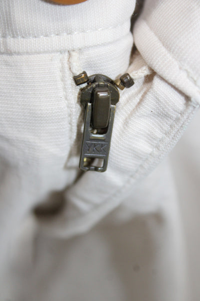 Johnnie-o Mens Chino Shorts Beige Pima Cotton Button Closure Size 40