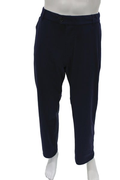 Greyson Mens Khakis Blue Performance Stretch Golf Size 36