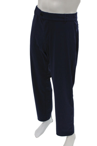 Greyson Mens Khakis Blue Performance Stretch Golf Size 36