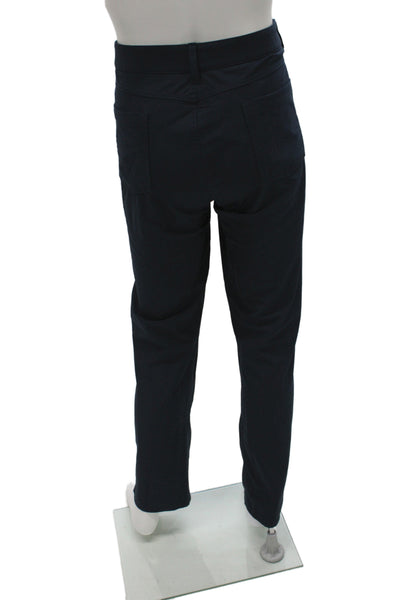 Johnnie-o Mens Khakis Blue Polyester Button Golf Inseam 32 Size 40