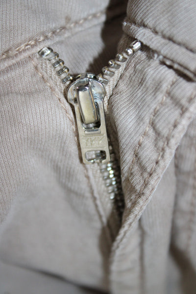 Peter Millar Mens Chino Pants Beige Tencel Button Inseam 32 Size 40
