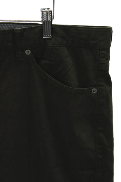 Peter Millar Mens Green Cotton Chino Pants Solid Button Size 40