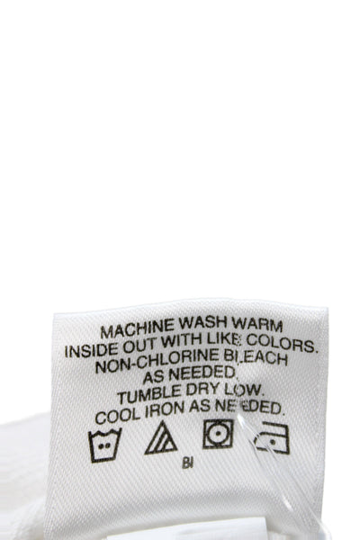 Hanna Andersson Childrens Boys Short Sleeves Polo Shirt White Size 4