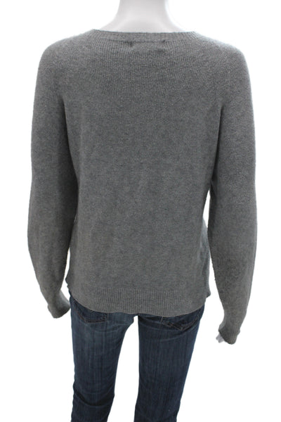 Alexandre Laurent Women Pullover Sweater Gray Crewneck Longsleeve Size S