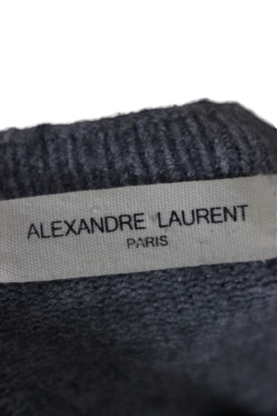 Alexandre Laurent Women Pullover Sweater Gray Crewneck Longsleeve Size S