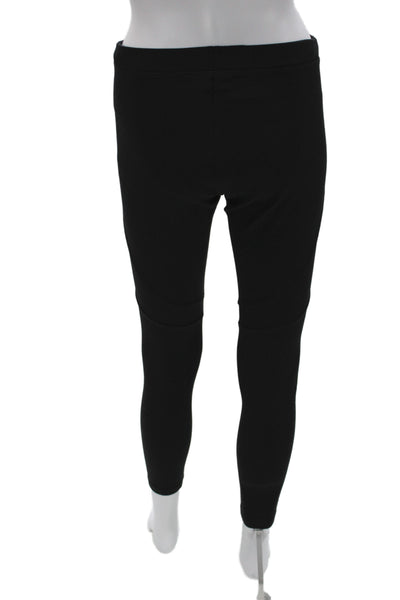 Velvet Womens Ankle Leggings Black Viscose Solid Classic Fall Size M