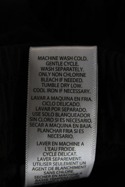 Splendid Womens Jogger Pants Black Modal Blend Drawstring Size L