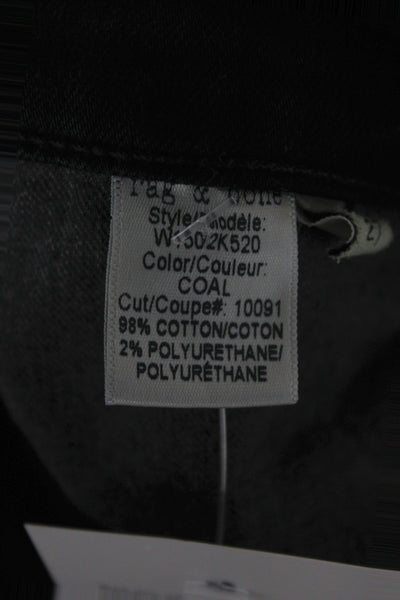 Rag & Bone Womens Skinny Black Jeans Size 27