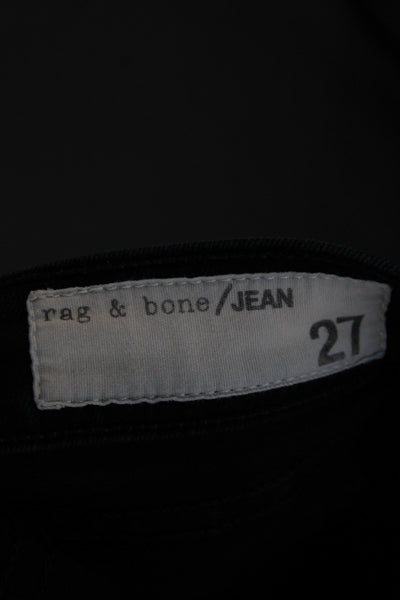 Rag & Bone Womens Skinny Black Jeans Size 27