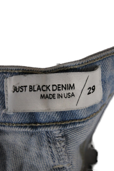 Just Black Denim Womens Skinny Blue Jeans Size 29
