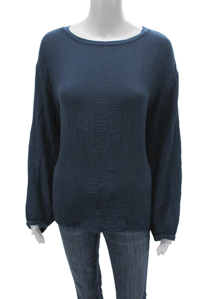 Zadig & Voltaire Womens Floral V-Neck Viscose Blouse Long-Sleeve Size L