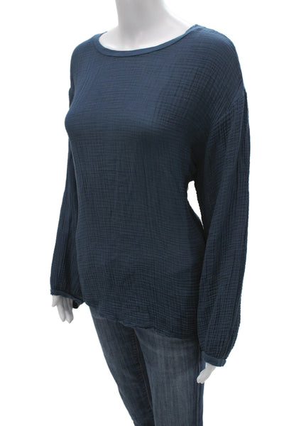 Zadig & Voltaire Womens Floral V-Neck Viscose Blouse Long-Sleeve Size L