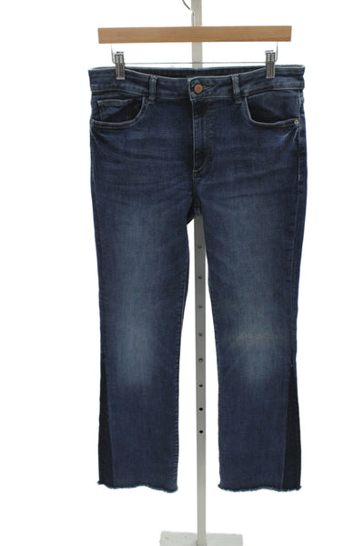 DL1961 Womens Bootcut Jeans Blue Mid Rise Cotton Blend Size 31